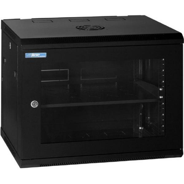12RU 600W 450D Wall Mounted Cabinet With Arcylic Dr + Hf + AC, Ideal Electrical Catalogue Data Communications Cabinets Enclosures Network Cabinet - Construction Supplies Australia