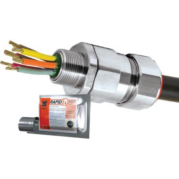 CABLE GLAND M20 CABLE DIA 6.1-13.1MM NICKEL PLATED BRASS, Ideal Electrical Catalogue Cable Management Protective Hose Accessories Cable Gland - Construction Supplies Australia