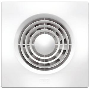 150MM WALL FAN SLIMLINE SQUARE WHITE