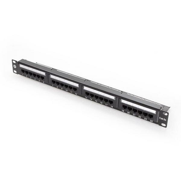 24 PORT CAT5E PATCH PANEL 1RU UTP- INC CABLE MANAGEMENT BA, Ideal Electrical Catalogue Data Communications Copper Patch Panel Copper Twisted Pair - Construction Supplies Australia