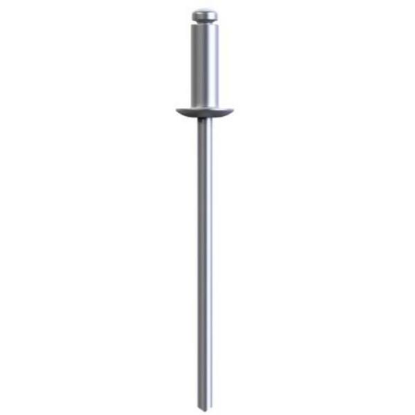 Rivet Blind 1/8"Dia 3/16"Grip Lg Dome Heavy Duty, Ideal Electrical Catalogue Hardware Fixings Blind Rivet - Construction Supplies Australia