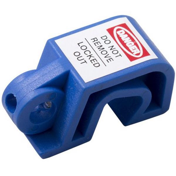 CB Lockout Mini Uni Blue, Ideal Electrical Catalogue Industrial Switch Padlock Barrier For Switch - Construction Supplies Australia