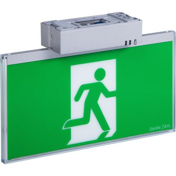 Platinum Exit LED Evago Ceiling Mount Single Sided Picto, Ideal Electrical Catalogue Light Fittings Emergency Exit Emergency Luminaire - Construction Supplies Australia