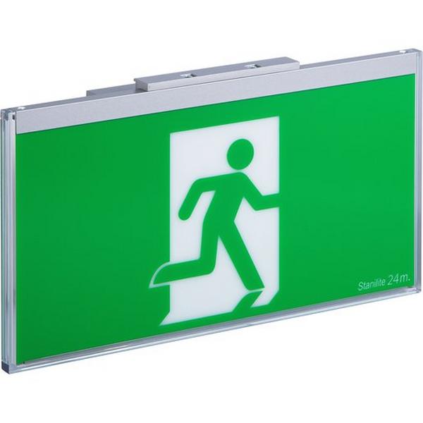 Platinum Exit LED Evago Wall Mount Single Sided Picto, Ideal Electrical Catalogue Light Fittings Emergency Exit Emergency Luminaire - Construction Supplies Australia