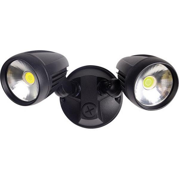 SPOTLIGHT LED 2LT 30W TRI COLOUR 120O BLACK MURO-PRO-30, Ideal Electrical Catalogue Light Fittings Downlight Downlight Spot Floodlight - Construction Supplies Australia