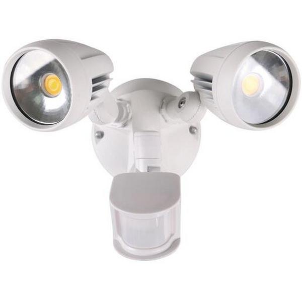 SPOTLIGHT LED 2LT 30W TRI 120O WHITE /W SENSOR MURO-PRO-30S, Ideal Electrical Catalogue Light Fittings Downlight Downlight Spot Floodlight - Construction Supplies Australia