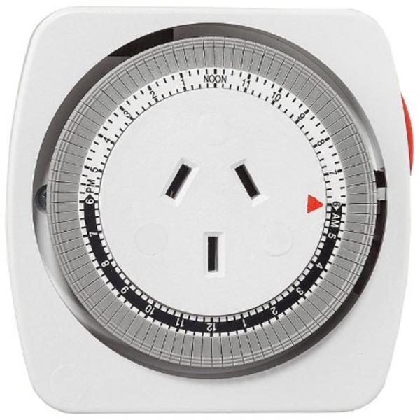 24 Hour Compact Timer 15 Min Increments Double Pole, Ideal Electrical Catalogue Switches Plugs Sockets Switches Timer For Domestic Switching Devices - Construction Supplies Australia