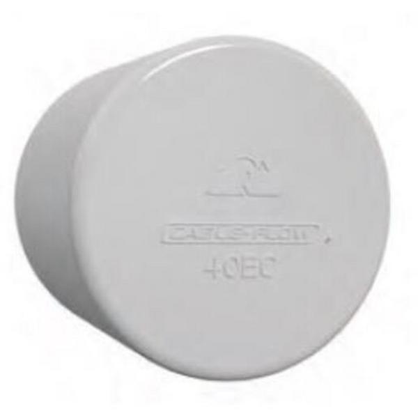 Conduit End Cap 50mm Grey, Ideal Electrical Catalogue Cable Management Conduit Rigid End Caps - Construction Supplies Australia
