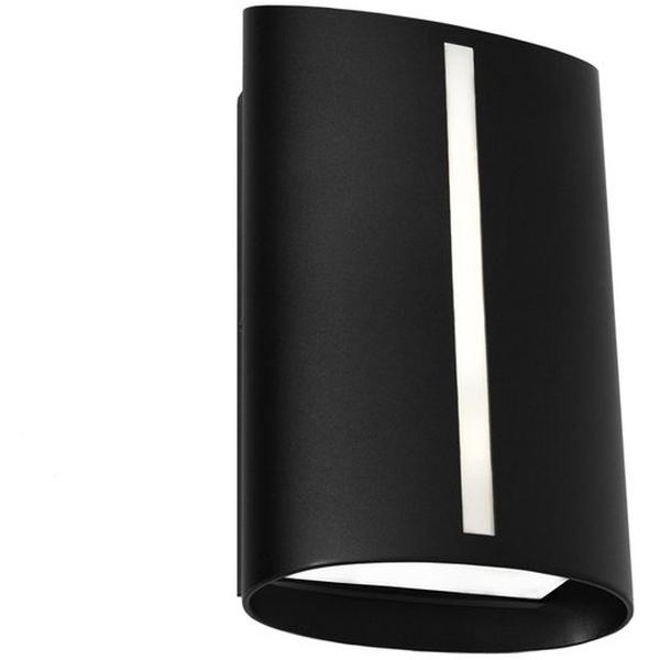 Wall Light LED 8W 3000K 400Lm IP44 Ext Black Temma, Ideal Electrical Catalogue Light Fittings Ceiling Wall Lighting Ceiling Wall Luminaire - Construction Supplies Australia