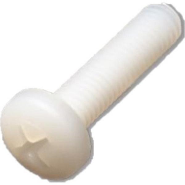M4 25mm Nylon Pan Bolt Philips Head Pk100, Ideal Electrical Catalogue Hardware Nuts Bolts Bolt - Construction Supplies Australia