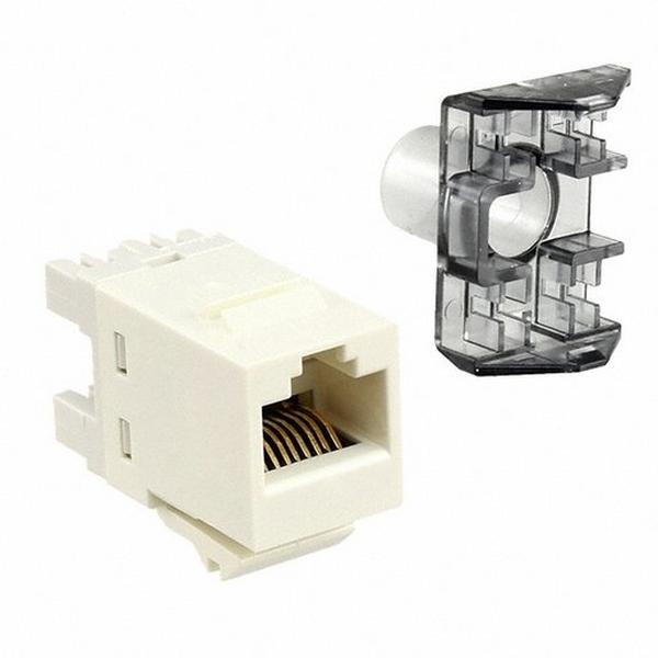 Anc Cat 6 Jack Sl110 RJ45 White, Ideal Electrical Catalogue Data Communications Copper Modular Connector - Construction Supplies Australia