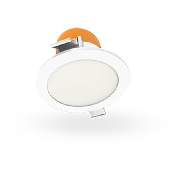 Downlight LED 7W Tri Colour IP54 Dimmable 70mm White Flush, Ideal Electrical Catalogue Light Fittings Downlight Downlight Spot Floodlight - Construction Supplies Australia