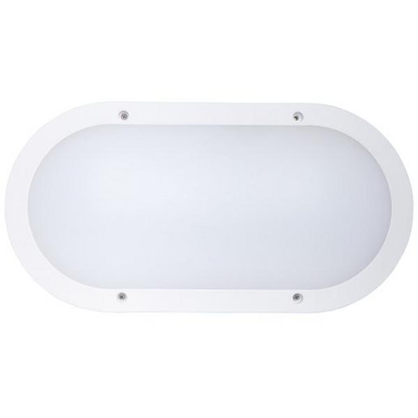 Bunker LED 20W 4K 1700Lm IP65 White Elliptica, Ideal Electrical Catalogue Light Fittings Ceiling Wall Lighting Ceiling Wall Luminaire - Construction Supplies Australia