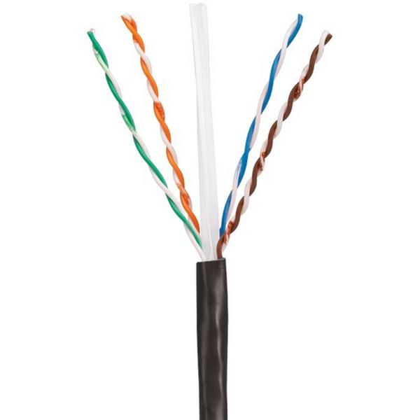 Cable LAN Underground Cat6 4Pr 23AWG U/UTP External Black, Ideal Electrical Catalogue Cable Data Cable Cat 5 6 7 - Construction Supplies Australia