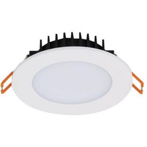 Downlight LED 10W Tri Colour 750Lm IP54 Dim 90mm White Bliss, Ideal Electrical Catalogue Light Fittings Downlight Downlight Spot Floodlight - Construction Supplies Australia