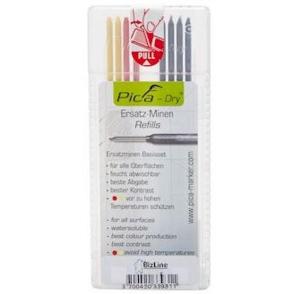 Colour Lead For Pica Lead Pencil Spare For Biz790214 (X8), Ideal Electrical Catalogue Hardware Markers Lead Pencil - Construction Supplies Australia