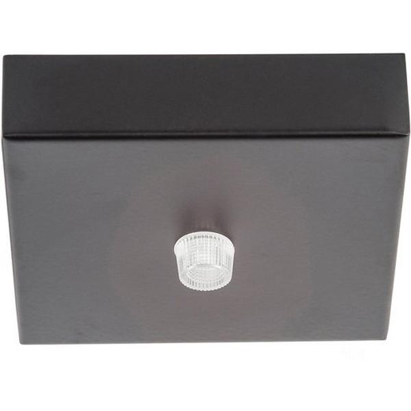 Canopy Surface Square 100mm Black, Ideal Electrical Catalogue Light Fittings Ceiling Wall Lighting Ceiling Wall Luminaire - Construction Supplies Australia