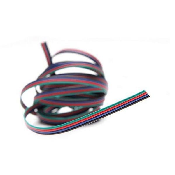 Cable Low Voltage 4 Core For Rgb LED Strip 1M, Ideal Electrical Catalogue Light Fittings Led Strip Light Ribbon Hose Strip - Construction Supplies Australia