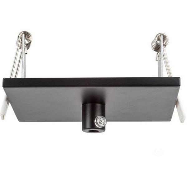 Canopy Recessed Square 100mm Black, Ideal Electrical Catalogue Light Fittings Ceiling Wall Lighting Ceiling Wall Luminaire - Construction Supplies Australia