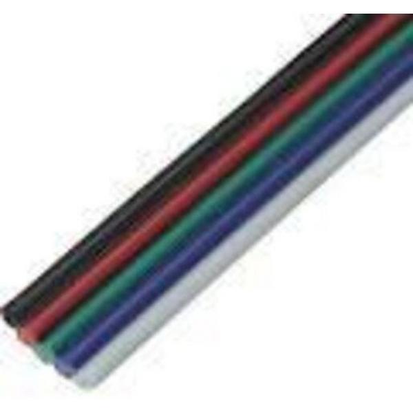 Cable Low Voltage 5 Core For Rgbc/W LED Strip 1M, Ideal Electrical Catalogue Light Fittings Led Strip Light Ribbon Hose Strip - Construction Supplies Australia