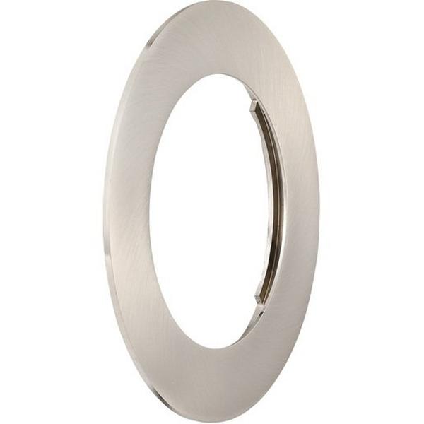 Downlight Trim Flat Brushed Chrome - Suits Roystar Down Light, Ideal Electrical Catalogue Light Fittings Accessories Mechanical Accessories Spare Parts For Luminaires - Construction Supplies Australia
