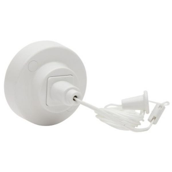 573 White Ceiling Pull Cord Switch, Ideal Electrical Catalogue Switches Plugs Sockets Switches Light Switch - Construction Supplies Australia