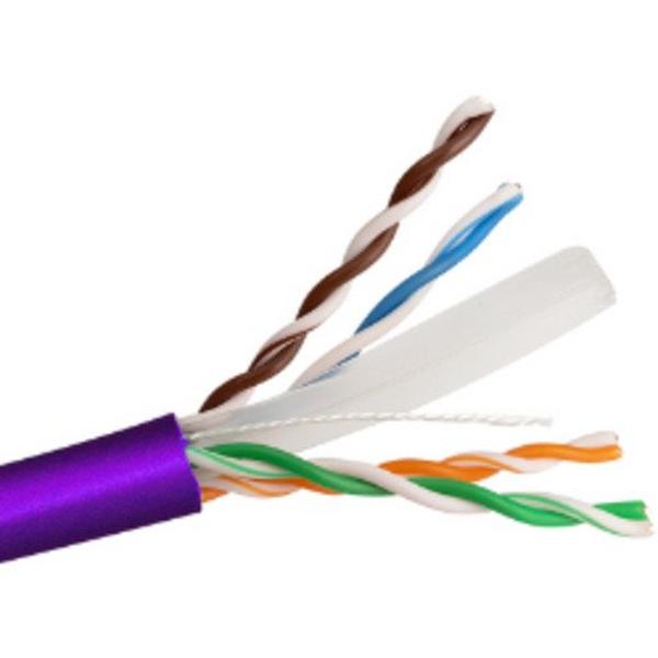 Cable LAN Cat 6 Solid U/UTP Reel In Box 305M Purple, Ideal Electrical Catalogue Cable Data Cable Cat 5 6 7 - Construction Supplies Australia
