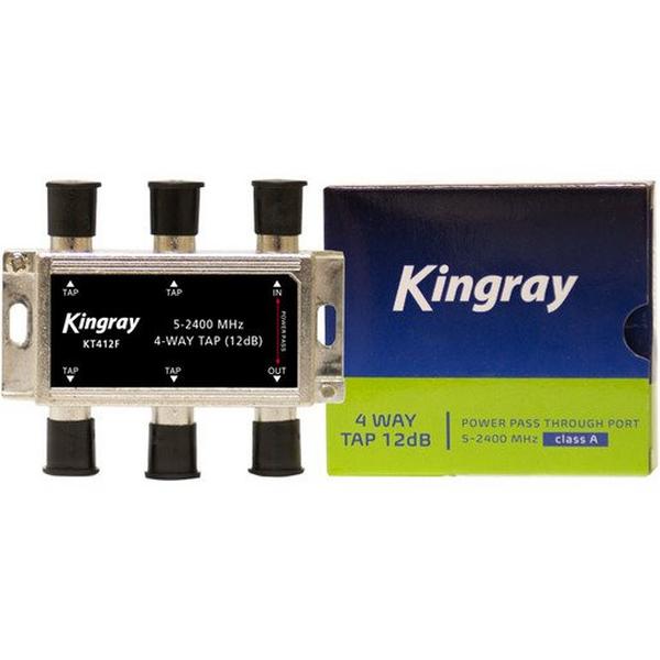 4 Way Tap 12Db 5-2400 Mhz Power Pass Through Port, Ideal Electrical Catalogue Av Security Detection Antennas Tap Off And Distributor - Construction Supplies Australia