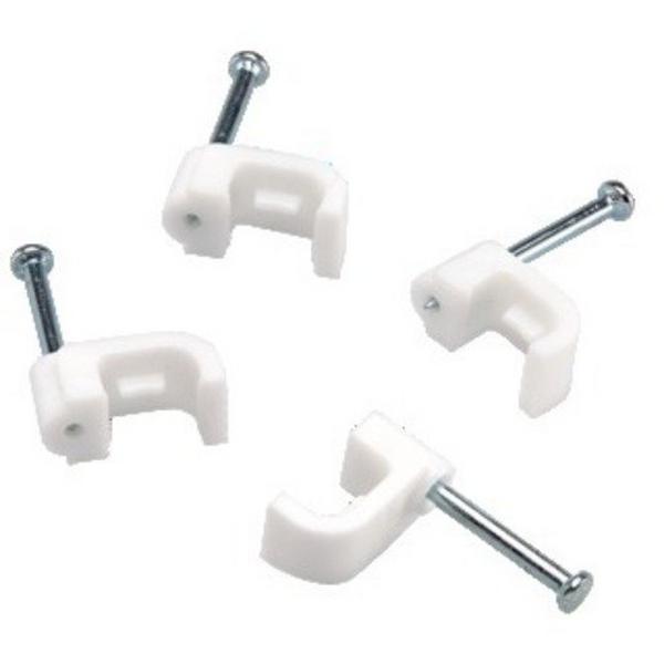 Cable Clip Flat 1-1.5mm Twin + Earth (X100), Ideal Electrical Catalogue Wiring Accessories Cable Clip Cable Clip - Construction Supplies Australia