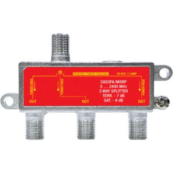 Splitter 3Way F Type 5...2400Mhz Rpp 2A, Ideal Electrical Catalogue Av Security Detection Antennas Tap Off And Distributor - Construction Supplies Australia