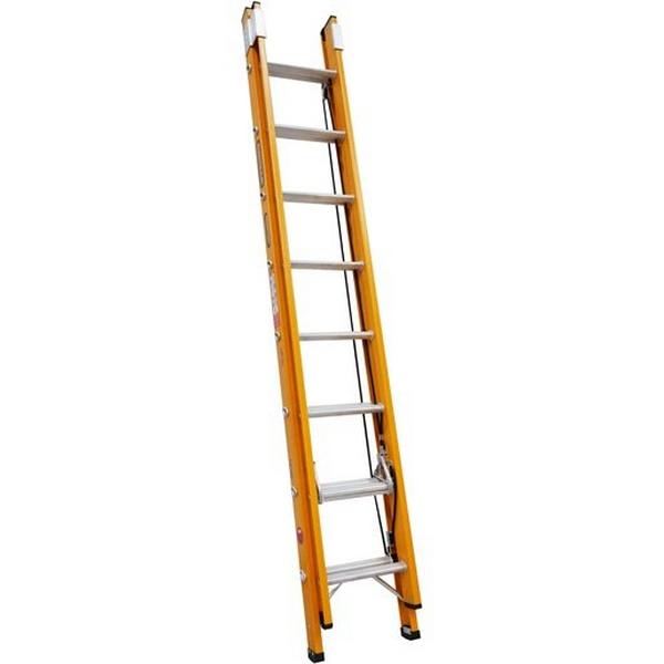 Extension Ladder 2.4-3.9M (8-13Ft) Fibreglass 130Kg, Ideal Electrical Catalogue Tools Instrumentation Ladder Scaffold Rung Ladder - Construction Supplies Australia