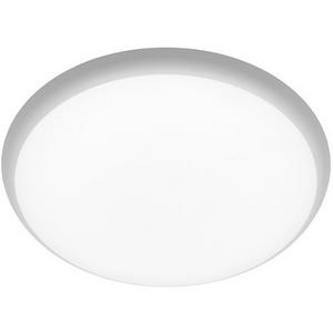 OYSTER LED 35W CCT 400MM IP44 DIM CEILING FLUSH WHITE ANDRE