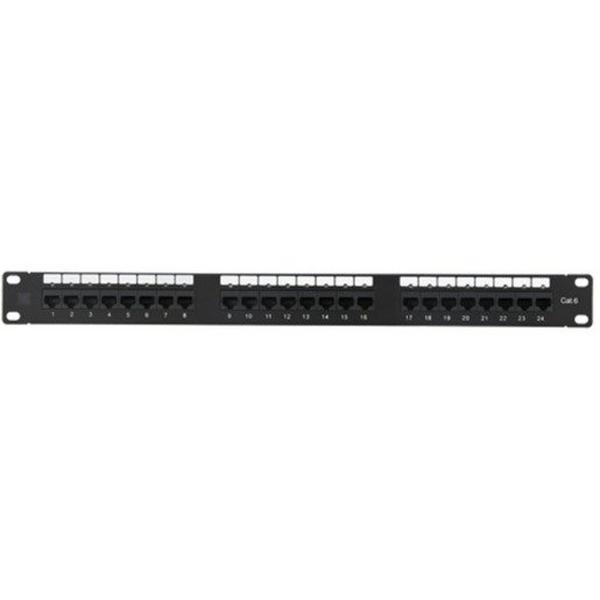 Cat-6 24-Port Patch Panel, Ideal Electrical Catalogue Data Communications Copper Patch Panel Copper Twisted Pair - Construction Supplies Australia