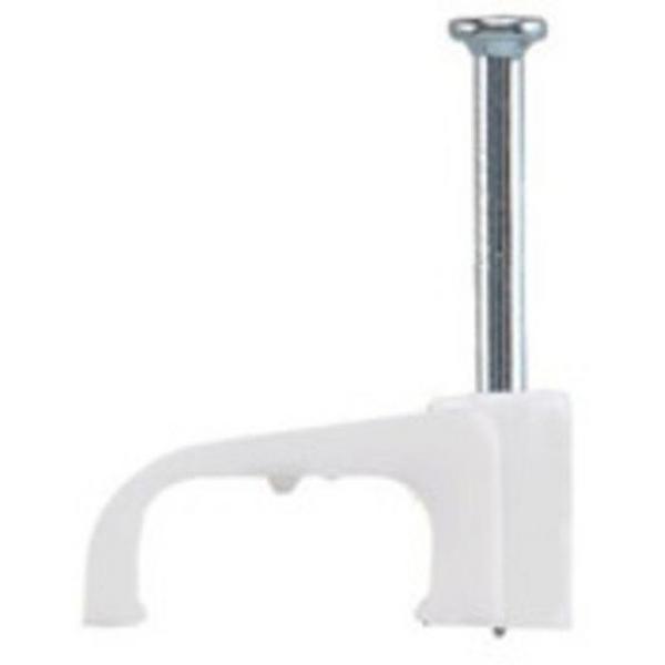 Cable Clips Flat White 10mm Suit 1.5mmte 5,000 Crate, Ideal Electrical Catalogue Wiring Accessories Cable Clip Cable Clip - Construction Supplies Australia