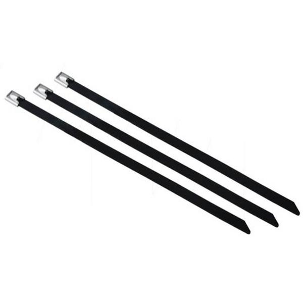Cable Tie Coated Stainless Steel 290X4.6mm (Pkt 100), Ideal Electrical Catalogue Hardware Cable Tie Cable Tie - Construction Supplies Australia