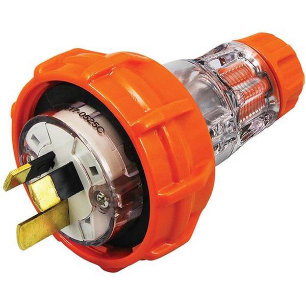 Plug Straight 3 Flat Pins 20A. 250V AC Eo, Ideal Electrical Catalogue Industrial Industrial Plugs Sockets Industrial Plug - Construction Supplies Australia