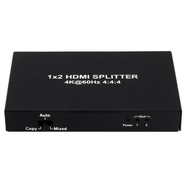 HDMI 4K 2 Way Splitter Uhd Hdr, Ideal Electrical Catalogue Av Security Detection Antennas Tap Off And Distributor - Construction Supplies Australia