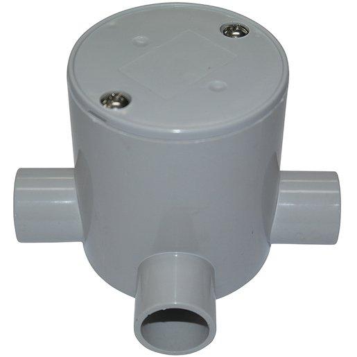 Tripac Distribution DJB3-20 | Junction Box Deep 20mm 3 Way Entry ...