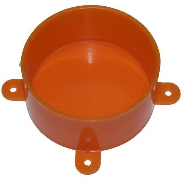 Disposable Lid Orange, Ideal Electrical Catalogue Cable Management Box Housing Cover For Box Housing For Built In Mounting In The Wall Ceiling - Construction Supplies Australia