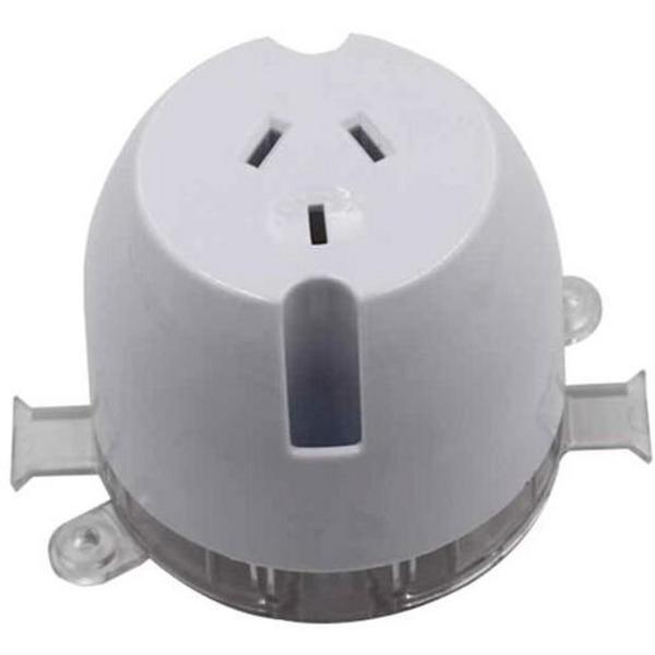Surface Socket Plug Base 3 Pin 10A, Ideal Electrical Catalogue Switches Plugs Sockets Outlets Surface Socket - Construction Supplies Australia