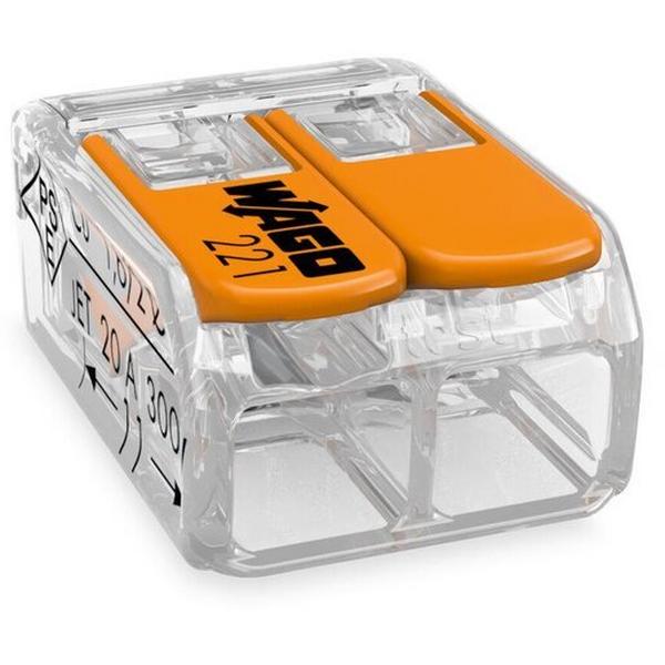 2 Conductor Terminal Block 0.2mm-4mm 32A (100 Pack), Ideal Electrical Catalogue Wiring Accessories Terminal Block Push In Terminal - Construction Supplies Australia