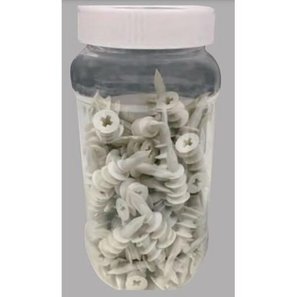 Wall Mate Bottle Of 100, Ideal Electrical Catalogue Hardware Screws Screw Anchor - Construction Supplies Australia
