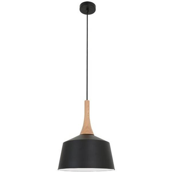 PENDANT E27 60W BLACK SMALL DOME 345X270MM NORDIC, Ideal Electrical Catalogue Light Fittings Pendant Luminaire Pendant Luminaire - Construction Supplies Australia
