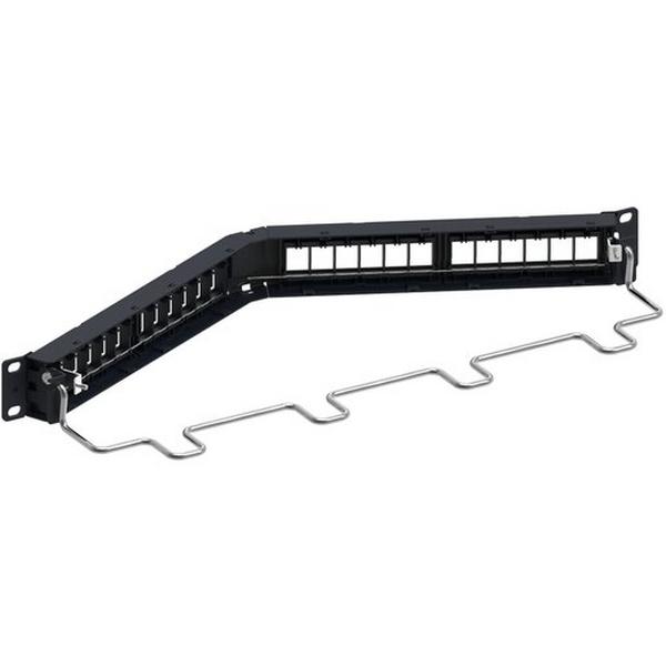 24 Port Stp Patch Panel 19" - 1RU, Ideal Electrical Catalogue Data Communications Copper Patch Panel Copper Twisted Pair - Construction Supplies Australia