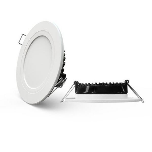 Downlight LED 10W Tri Colour 760Lm IP54 Dim 90mm White, Ideal Electrical Catalogue Light Fittings Downlight Downlight Spot Floodlight - Construction Supplies Australia