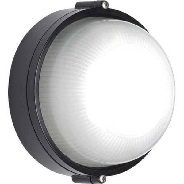 Bunker LED 9W Tri Colour IP54 Small Round Black Aluminium Carlton Ii, Ideal Electrical Catalogue Light Fittings Ceiling Wall Lighting Ceiling Wall Luminaire - Construction Supplies Australia