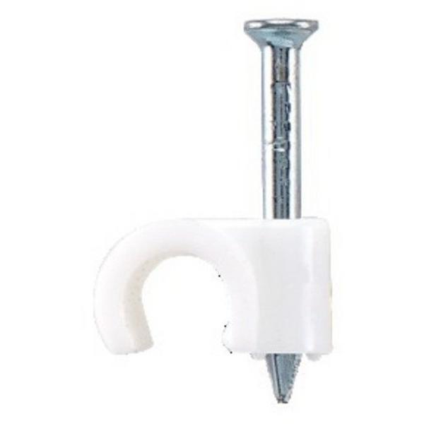 Cable Clip Round 8-12mm Cable (X100), Ideal Electrical Catalogue Wiring Accessories Cable Clip Cable Clip - Construction Supplies Australia
