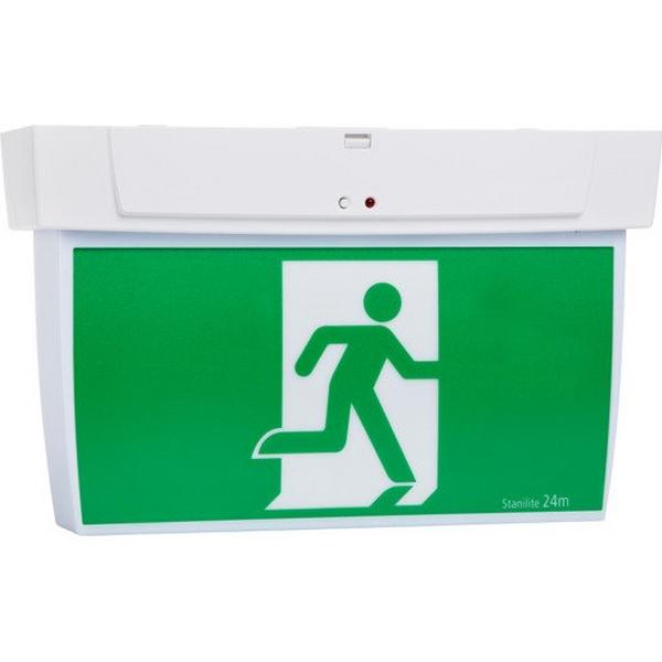 Exit LED Cm/Wm 1Box Inc Inserts Lfp Economy, Ideal Electrical Catalogue Light Fittings Emergency Exit Emergency Luminaire - Construction Supplies Australia