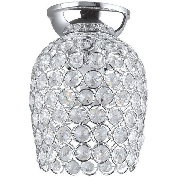 Batten Fix DIY 60W Chrome/Crystal Bonares 1, Ideal Electrical Catalogue Light Fittings Ceiling Wall Lighting Lamp Shade Batten Fix - Construction Supplies Australia