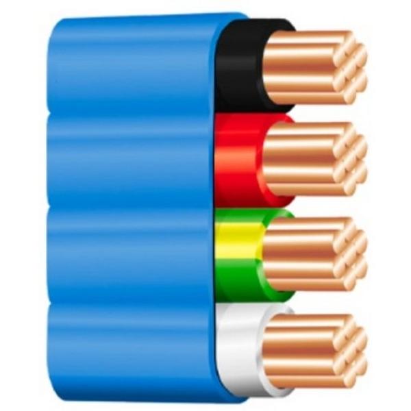 Cable Air Conditioning Tri (Red White Black) + Earth 2.5mm Blue Sheath, Ideal Electrical Catalogue Cable Flat Cable Flats - Construction Supplies Australia